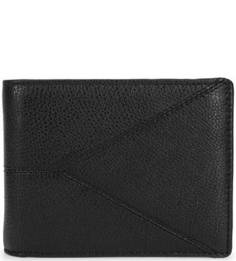 Черное кожаное портмоне Gianni Conti