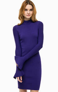 Фиолетовое платье с расклешенными рукавами Michael Michael Kors