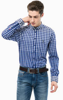 Повседневная хлопковая рубашка U.S. Polo Assn.