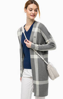 Удлиненный серый кардиган U.S. Polo Assn.