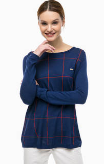 Синий джемпер в клетку U.S. Polo Assn.