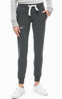 Спортивные брюки джоггеры серого цвета Superdry