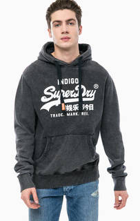 Серая толстовка с принтом Superdry