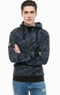 Хлопковая толстовка с камуфляжным принтом Superdry
