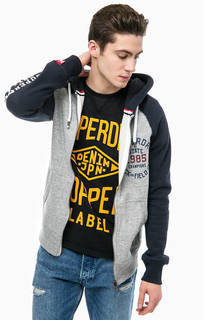 Хлопковая толстовка с капюшоном Superdry