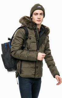 Утепленная куртка цвета хаки Superdry