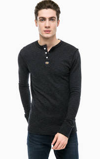 Тонкий джемпер с застежкой на пуговицы Superdry