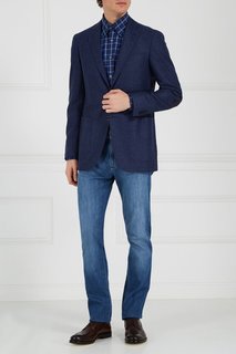 Джинсы с градиентным эффектом Canali