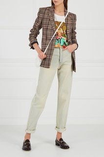 Джинсы с выбеливанием Gucci