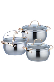 Набор кастрюль, 3 пр. Bekker