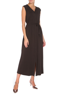 Полуприлегающее платье с поясом Max Mara