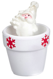 Свеча в горшочке "Дед мороз" DUE ESSE CHRISTMAS