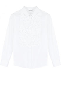 Хлопковая блуза с бантами Dolce &amp; Gabbana