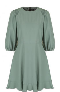 Приталенное мини-платье с укороченным рукавом REDVALENTINO
