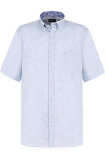 Льняная рубашка с воротником button down Paul&amp;Shark Paul&Shark