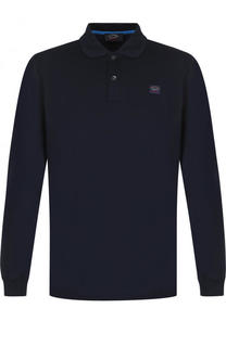 Хлопковое поло с длинными рукавами Paul&Shark Paul&Shark