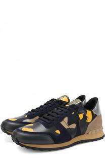 Комбинированные кроссовки Rockrunner Valentino