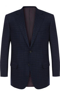 Однобортный шерстяной пиджак Brioni
