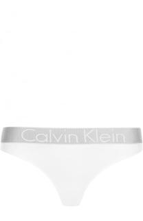 Стринги с широким поясом и логотипом бренда Calvin Klein Underwear