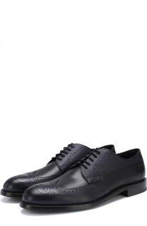 Кожаные дерби с брогированием Tod’s Tods