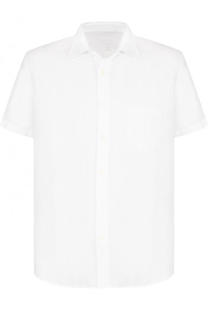 Льняная рубашка с короткими рукавами 120% Lino