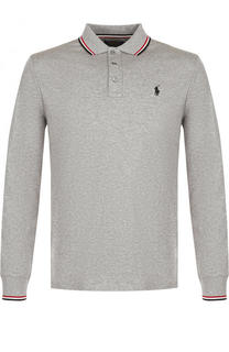 Хлопковое поло с длинными рукавами Polo Ralph Lauren