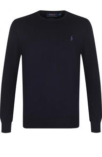 Хлопковый джемпер с логотипом бренда Polo Ralph Lauren