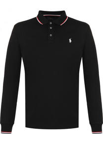 Хлопковое поло с длинными рукавами Polo Ralph Lauren