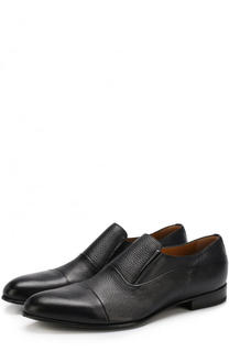 Кожаные лоферы с эластичными вставками Barrett