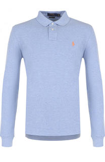 Хлопковое поло с длинными рукавами Polo Ralph Lauren