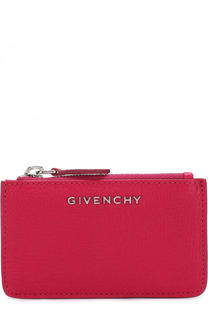 Кожаный футляр для кредитных карт с логотипом бренда Givenchy