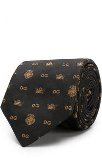 Шелковый галстук Dolce &amp; Gabbana