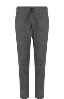 Хлопковые домашние брюки с поясом на кулиске Ermenegildo Zegna