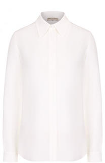 Приталенная шелковая блуза Emilio Pucci