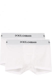 Комплект из двух боксеров с логотипом бренда Dolce &amp; Gabbana
