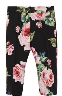 Хлопковые брюки с принтом Dolce &amp; Gabbana