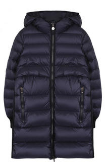 Пуховое пальто с капюшоном Moncler Enfant