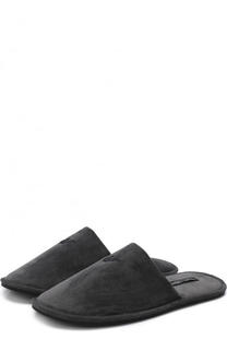Текстильные домашние туфли Emporio Armani