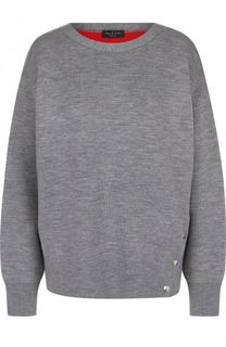 Однотонный свитшот из смеси шерсти и хлопка Rag&amp;Bone Rag&Bone