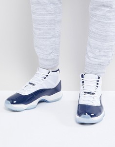 Белые кроссовки в стиле ретро Nike Air Jordan 11 378037-123 - Белый