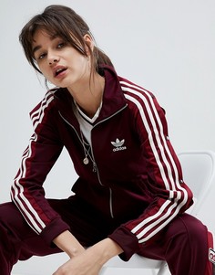 Бордовая спортивная куртка adidas Originals Adibreak - Красный