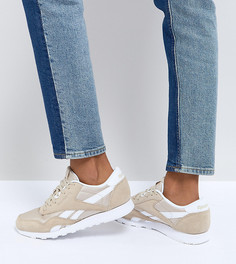 Серо-желтые нейлоновые кроссовки Reebok Classic - Бежевый