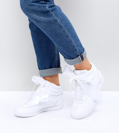 Высокие белые кроссовки Reebok Classic - Белый