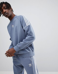 Серый свитшот в стиле ретро adidas Originals Nova CE4833 - Серый