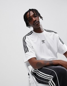 Белая футболка в стиле ретро adidas Originals Nova CE1641 - Белый
