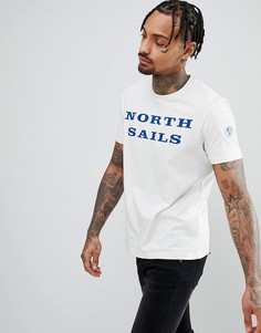 Белая футболка с логотипом North Sails - Белый