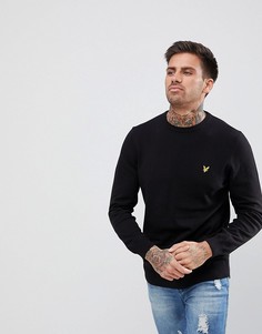 Черный хлопковый джемпер Lyle &amp; Scott - Темно-синий