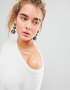 Серьги-подвески с шарами ASOS - Мульти