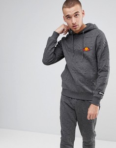 Худи серого цвета с логотипом Ellesse - Серый