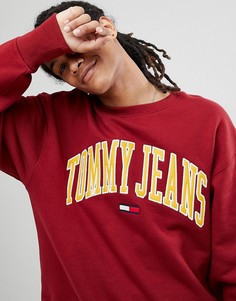 Красный свитшот Tommy Jeans Collegiate Capsule - Красный Hilfiger Denim